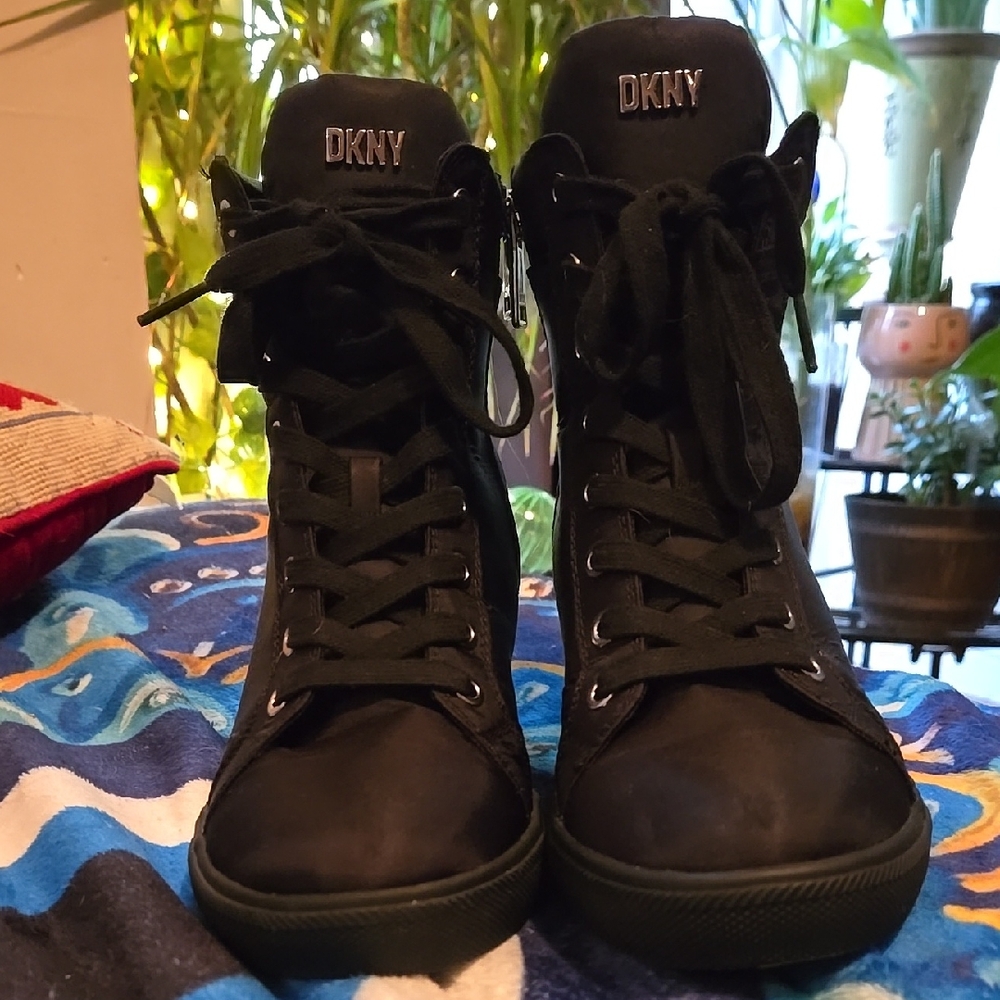 DKNY wedge sneakers